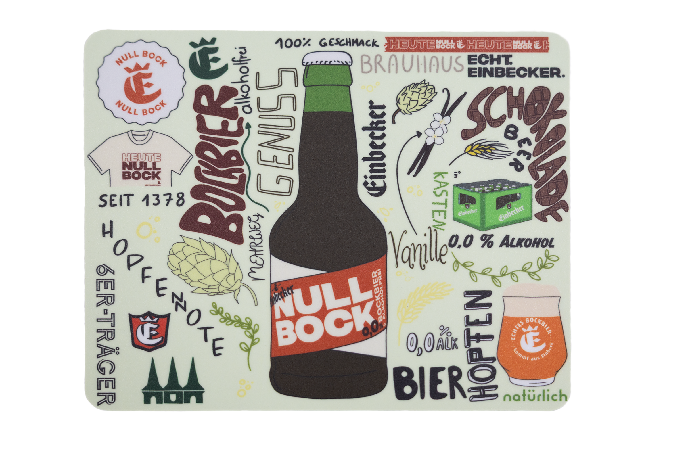 Mousepad Null Bock Mousepad Null Bock