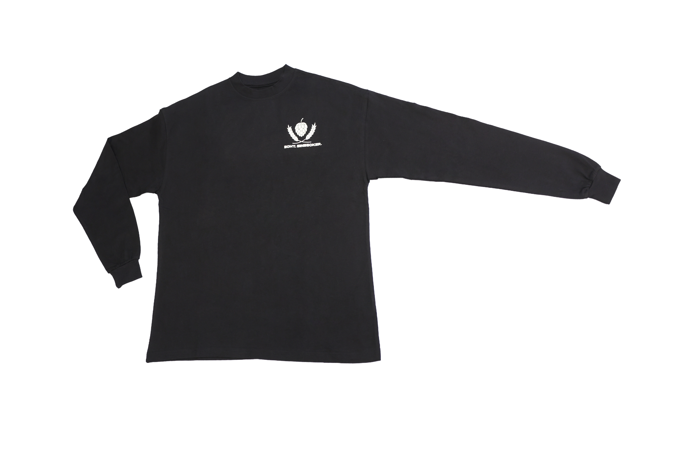 Longsleeve "ECHT. EINBECKER" schwarz